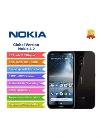 4.2 Dual SIM Black 2GB RAM 16GB 4G LTE