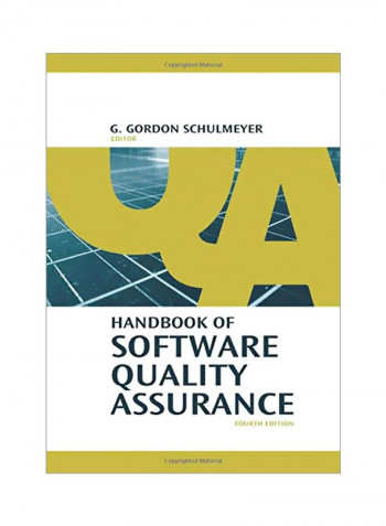 Handbook Of Software Quality Assurance Hardcover 4