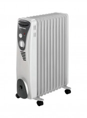 9 Fin Oil Radiator Heater 2000W OR09D-B5 White/Grey