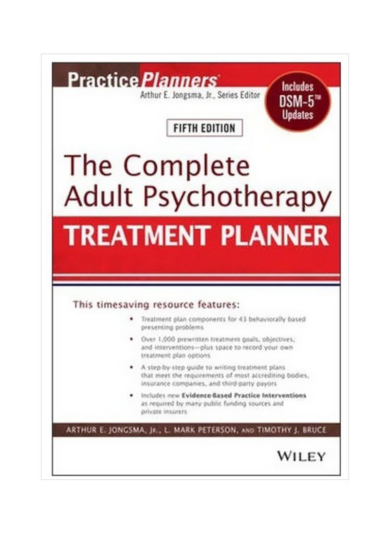 The Complete Adult Psychotherapy Treatment Planner: Includes DSM-5 Updates Paperback 5