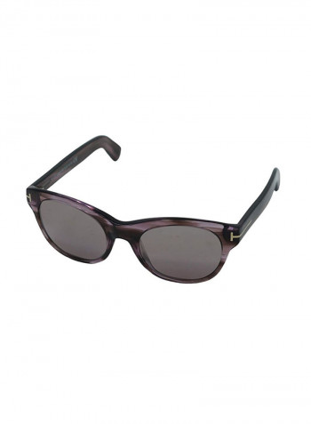 Women's Rimmed Wayfarer Sunglasses - Lens Size: 51 mm
