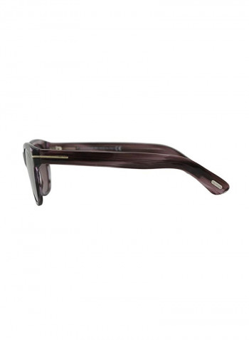 Women's Rimmed Wayfarer Sunglasses - Lens Size: 51 mm