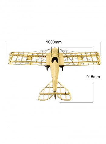 S2201 Balsa Wood Rc Airplane Electric Powered Monocoque Aircraft