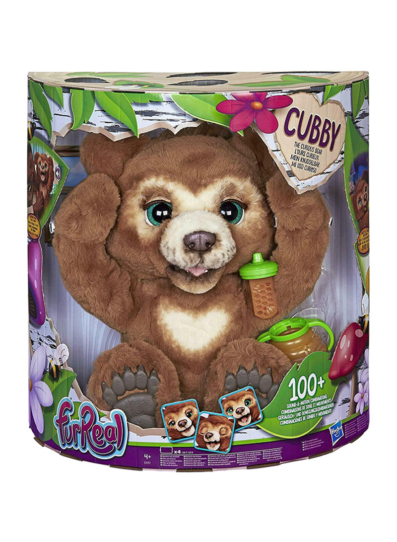 The Curious Bear Interactive Plush Toy