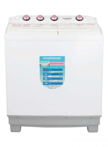 Twin Tub Semi Automatic Washing Machine 10KG 10 kg OMSWM5502 White