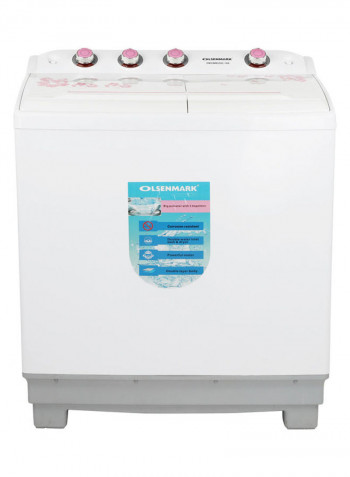 Twin Tub Semi Automatic Washing Machine 10KG 10 kg OMSWM5502 White