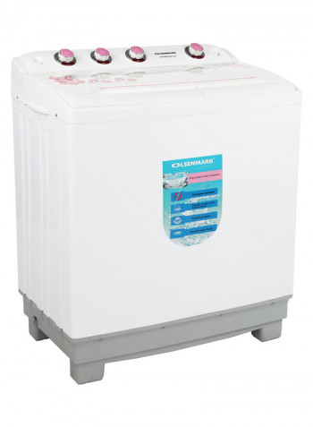 Twin Tub Semi Automatic Washing Machine 10KG 10 kg OMSWM5502 White