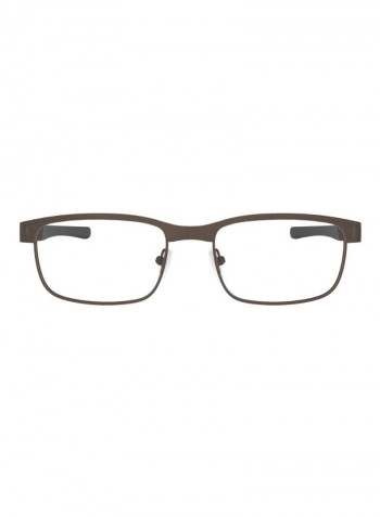 Men's Rectangular Eyeglass Frame - Lens Size: 52 mm