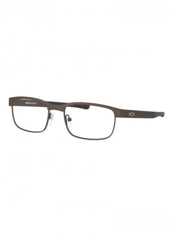 Men's Rectangular Eyeglass Frame - Lens Size: 52 mm