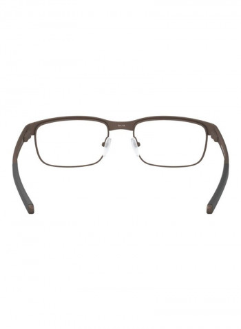 Men's Rectangular Eyeglass Frame - Lens Size: 52 mm