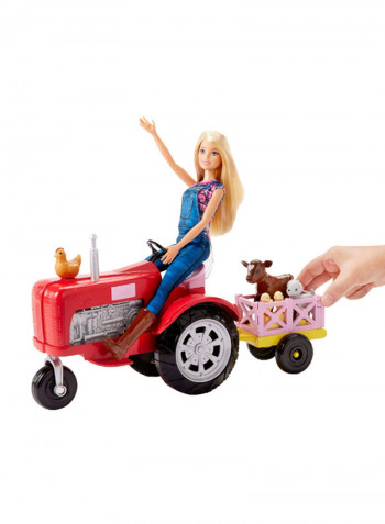 Doll And Tractor