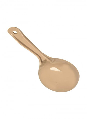 Short Handle Portion Control Spoon Beige