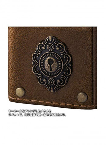 Leather Winding Keyhole Pocket Lighter