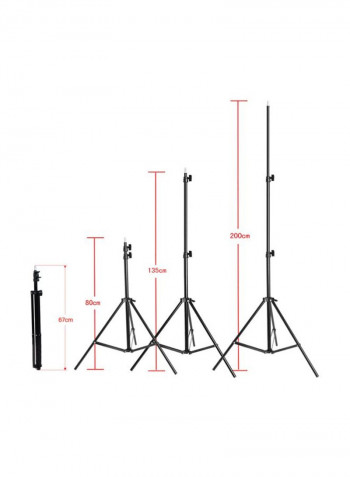 13-Piece Photography Softbox Lighting Kit Black