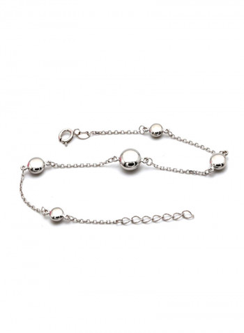 18k Gold Button Bracelet Adjustable Size