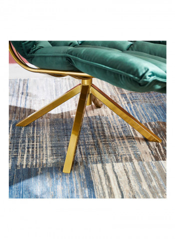 Regano Accent Chair Green/Gold