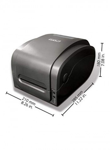 Thermal Barcode Label Printer Grey