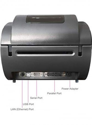 Thermal Barcode Label Printer Grey