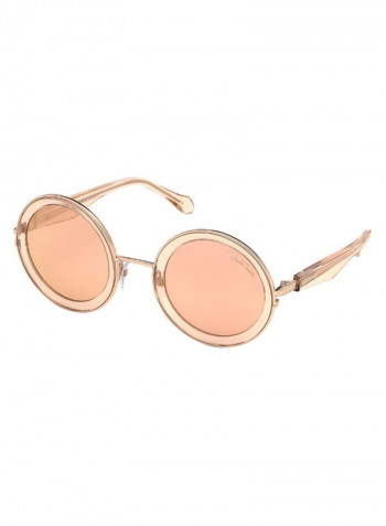 Women's Round Frame Sunglasses - Lens Size: 54 mm