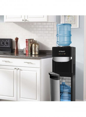 Top And Bottom Loading Water Dispenser 20L WD-194 Black/Silver
