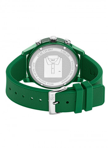 Men's Water Resistant Silicone Chronograph Watch 2010973