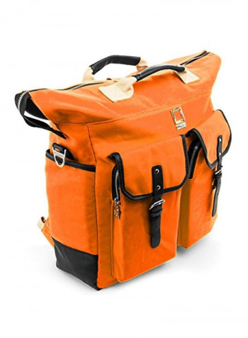 Backpack Bag For HP Pro X2 410 G1 Tablet 11.6-Inch Beige/Orange