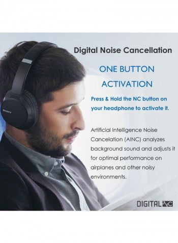 Wh-ch700n Wireless Bluetooth Over-Ear Headphones Black