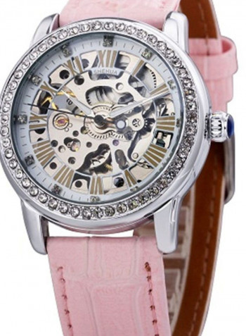 Women's Round Shape Analog Watch NSSB037005729