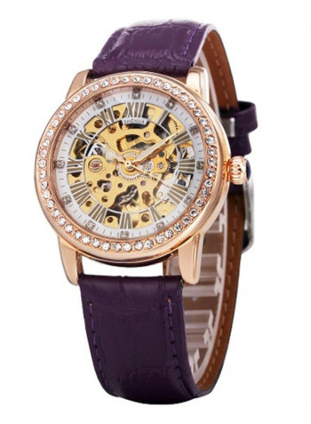 Women's Round Shape Analog Watch NSSB037005730