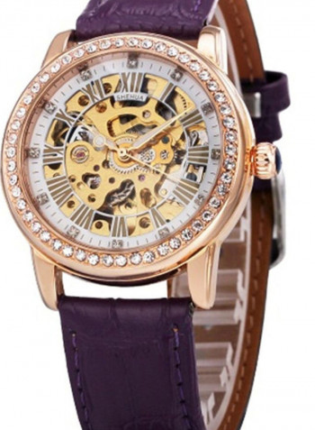 Women's Round Shape Analog Watch NSSB037005730
