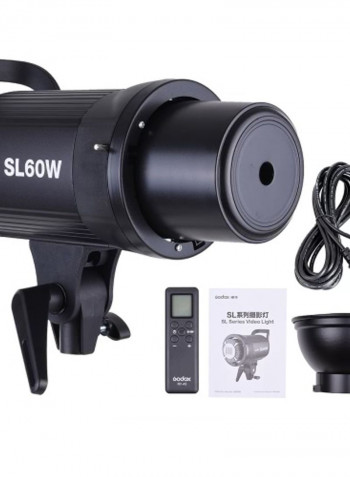 High Power LED Video Light-US 2.2kg Black
