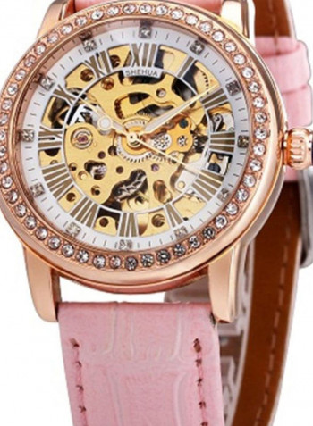 Women's Round Shape Analog Watch NSSB037005734