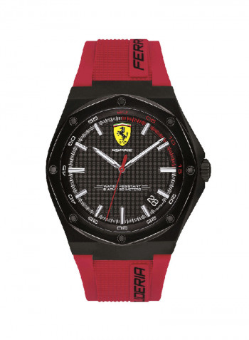 Men's Rubber Analog Wrist Watch 870030