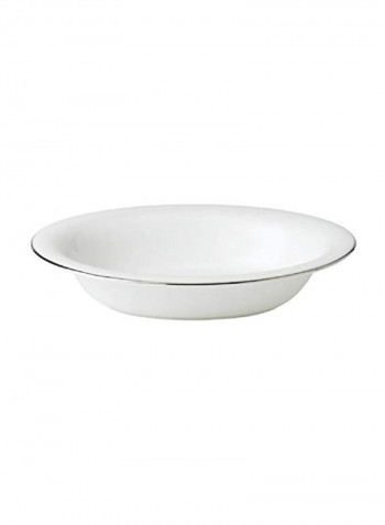 Bone China Open Vegetable Bowl White 9.09x7.1centimeter