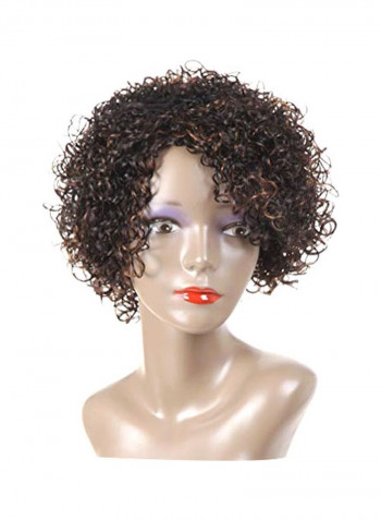 Brazilian Short Deep Curly Hair Wig 1B/30 8inch