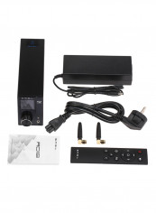 AD18 HI-FI Audio Stereo Amplifier with Bluetooth USB Amplifier for Speaker AD18 Black