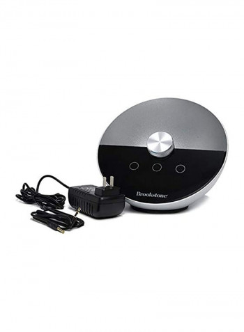 Smart Light Control Alarm Speaker Silver/Black