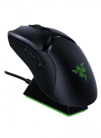 Viper Ultimate Wireless Gaming Optical Mouse With Charging Dock Black