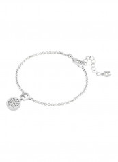 Rhodium Plated Charm Bracelet