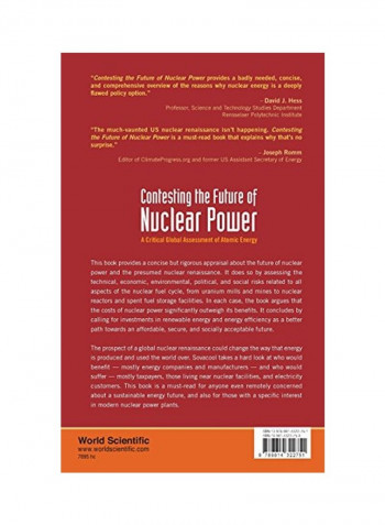 Contesting The Future Of Nuclear Power Hardcover
