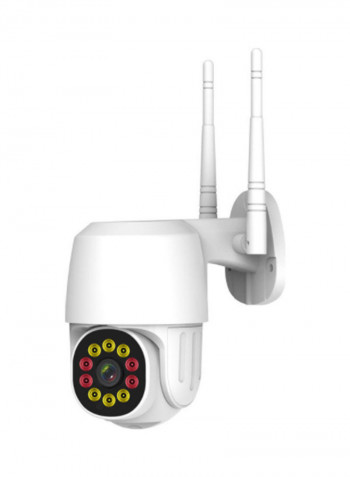 IP66 Outdoor Security Surveillance Camera With 64GB TF Card white