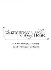 Kitchen Decorative Wall Stickers Black