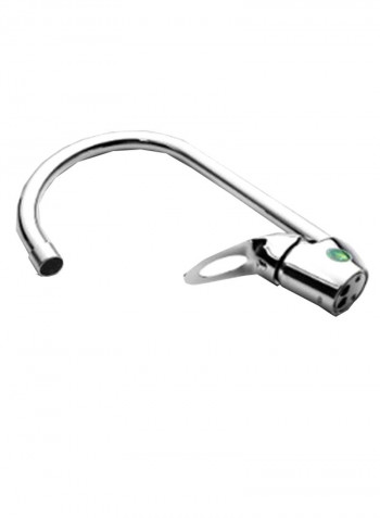 Kitchen Hot And Cold Valve Faucet Silver 15centimeter