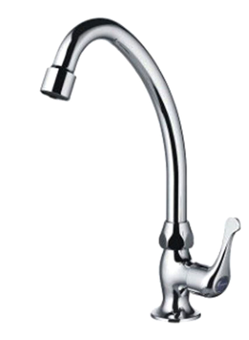 Quick Opening Sink Faucet Silver 15centimeter