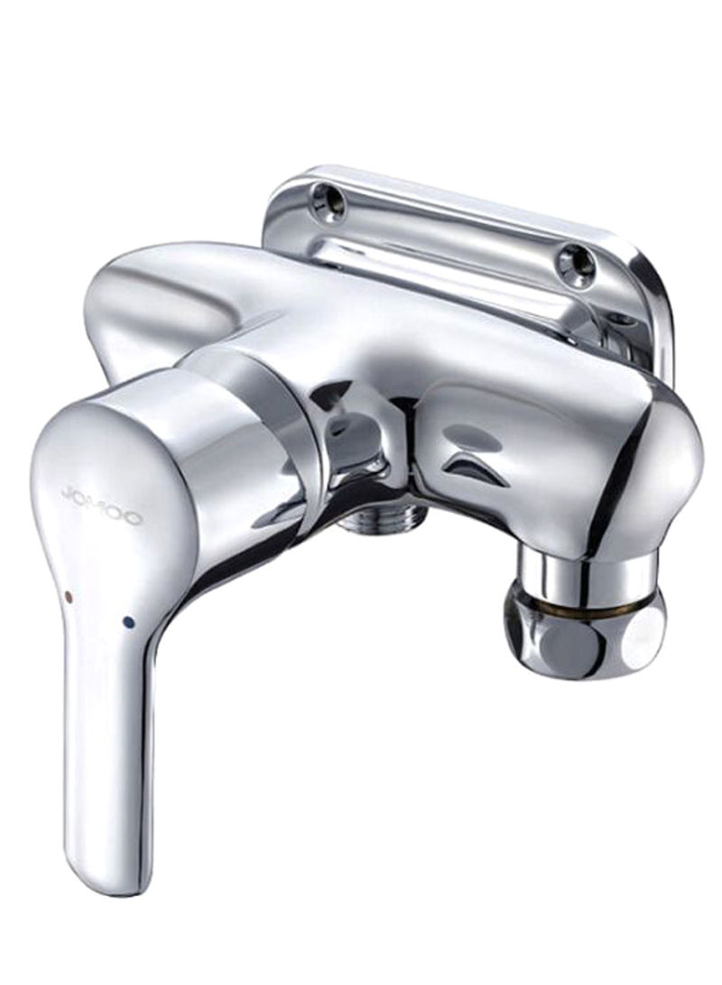 Wall-Mounted Bathtub Faucet Silver 20centimeter