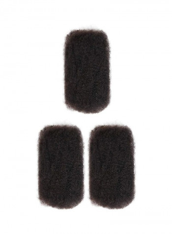 3-Piece Twist Braiding Curly Wig Set Black