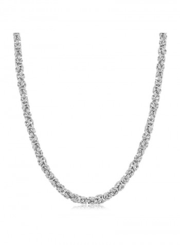925 Sterling Silver Round Chain Necklace