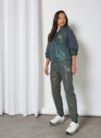 Iridescent Anorak Jacket Iridescent Reflective