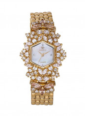 Women's 22K Gold Plated Analog Watch P21843