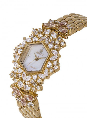 Women's 22K Gold Plated Analog Watch P21843
